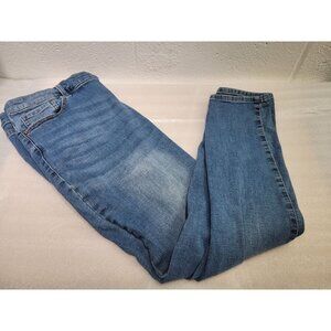 Pistola Skinny Blue Jeans Denim High Rise Stretch Style P67317MTW-FSB 18W Plus